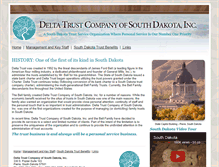 Tablet Screenshot of deltatrust.net